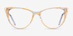 Celebrate Clear Yellow Rose Gold AcetateEyeglass Frames from EyeBuyDirect, Front View