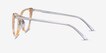 Celebrate Clear Yellow Rose Gold AcetateEyeglass Frames from EyeBuyDirect, Side View
