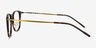 Usman Tortoise Bronze AcetateEyeglass Frames from EyeBuyDirect, Side View