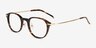 Jones Tortoise Gold AcetateEyeglass Frames from EyeBuyDirect, Angle View