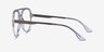Lantern Clear AcetateEyeglass Frames from EyeBuyDirect, Side View