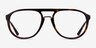 Rustic Tortoise AcetateEyeglass Frames from EyeBuyDirect, Front View