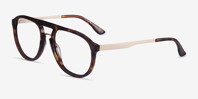 Rustic Tortoise AcetateEyeglass Frames from EyeBuyDirect, Angle View