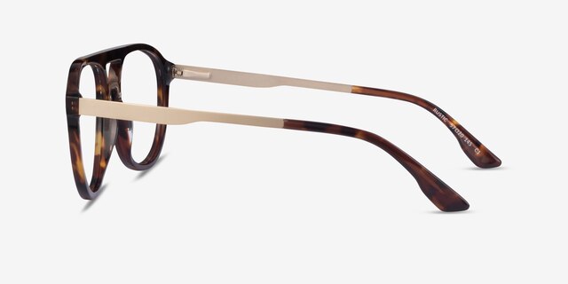 Rustic Tortoise AcetateEyeglass Frames from EyeBuyDirect, Side View