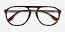 Rustic Tortoise AcetateEyeglass Frames from EyeBuyDirect, Closed View