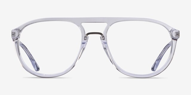 Rustic Clear AcetateEyeglass Frames from EyeBuyDirect, Front View