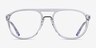 Rustic Clear AcetateEyeglass Frames from EyeBuyDirect, Front View