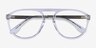 Rustic Clear AcetateEyeglass Frames from EyeBuyDirect, Closed View