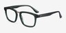 Fraser Clear Green Silver AcetateEyeglass Frames from EyeBuyDirect, Angle View
