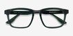 Fraser Clear Green Silver AcetateEyeglass Frames from EyeBuyDirect, Closed View