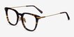 Hayes Tortoise Gold AcetateEyeglass Frames from EyeBuyDirect, Angle View