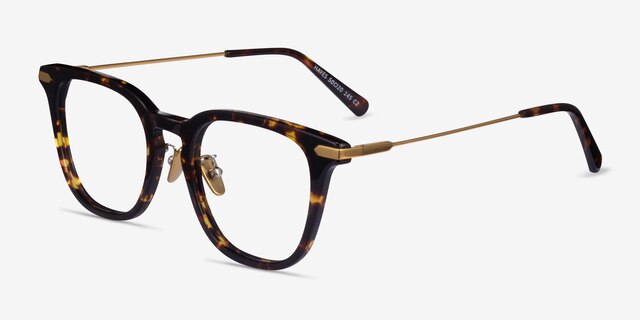 Hayes Tortoise Gold AcetateEyeglass Frames from EyeBuyDirect, Angle View