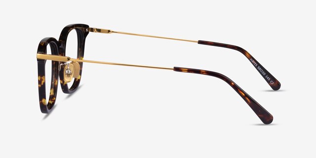 Hayes Tortoise Gold AcetateEyeglass Frames from EyeBuyDirect, Side View