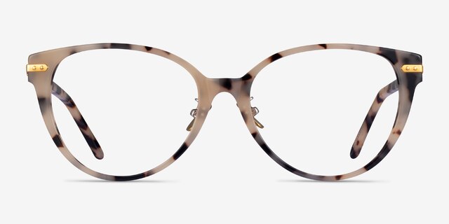 Luca Ivory Tortoise Gold AcetateEyeglass Frames from EyeBuyDirect, Front View