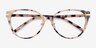 Luca Ivory Tortoise Gold AcetateEyeglass Frames from EyeBuyDirect, Closed View