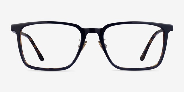 Pierce Blue Tortoise AcetateEyeglass Frames from EyeBuyDirect, Front View