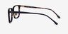 Pierce Blue Tortoise AcetateEyeglass Frames from EyeBuyDirect, Side View