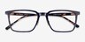 Pierce Blue Tortoise AcetateEyeglass Frames from EyeBuyDirect, Closed View