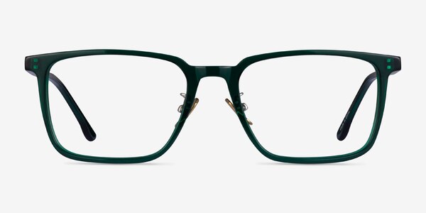 Pierce Vert foncé Acétate Montures de lunettes de vue