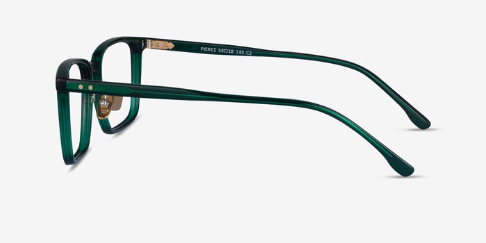 Pierce Dark Green Acetate Eyeglass Frames from EyeBuyDirect