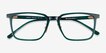 Pierce Dark Green AcetateEyeglass Frames from EyeBuyDirect, Closed View