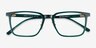 Pierce Dark Green AcetateEyeglass Frames from EyeBuyDirect, Closed View