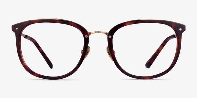 Yves Tortoise Gold AcetateEyeglass Frames from EyeBuyDirect, Front View