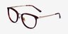 Yves Tortoise Gold AcetateEyeglass Frames from EyeBuyDirect, Angle View