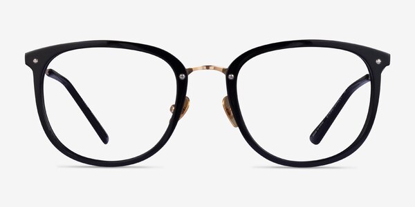 Yves Black Gold Acétate Montures de lunettes de vue