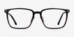 Lachlan Dark Brown AcetateEyeglass Frames from EyeBuyDirect, Front View