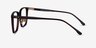 Lachlan Dark Brown AcetateEyeglass Frames from EyeBuyDirect, Side View