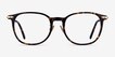 Hollis Tortoise Gold AcetateEyeglass Frames from EyeBuyDirect, Front View
