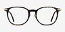 Hollis Tortoise Gold AcétateMontures de lunettes de vue d'EyeBuyDirect, Vue de Face