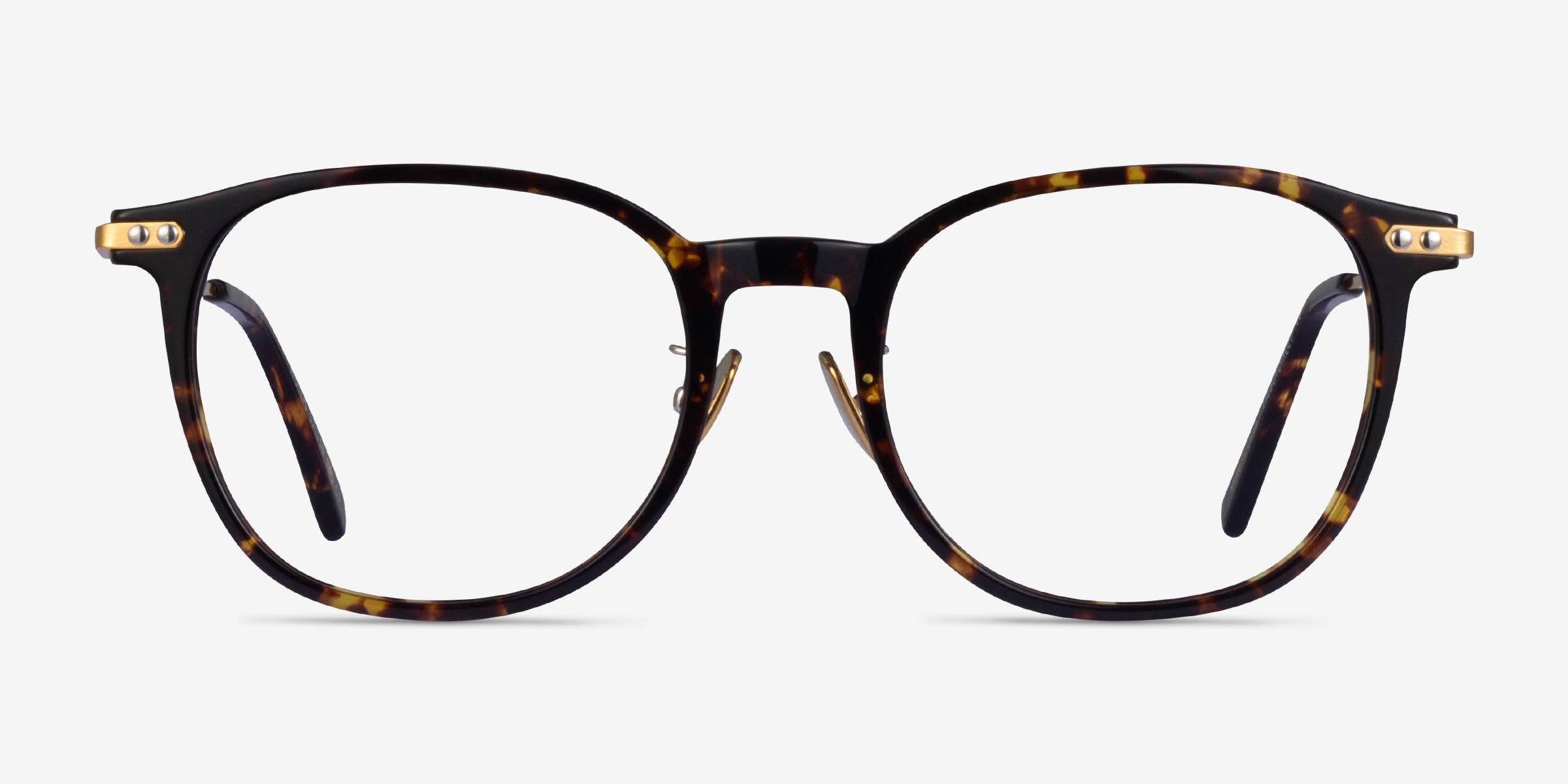 Hollis Square Tortoise Gold Full Rim Eyeglasses Eyebuydirect Canada