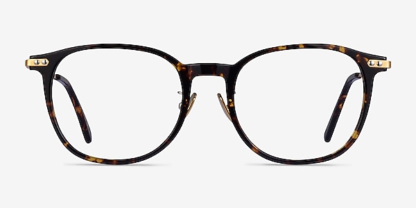 Hollis Tortoise Gold Acetate Eyeglass Frames