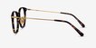 Hollis Tortoise Gold AcetateEyeglass Frames from EyeBuyDirect, Side View