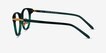 Hathaway Green &Gold AcetateEyeglass Frames from EyeBuyDirect, Side View