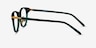 Hathaway Green &Gold AcetateEyeglass Frames from EyeBuyDirect, Side View