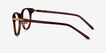 Hathaway Brown &Gold AcetateEyeglass Frames from EyeBuyDirect, Side View