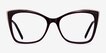 Dorothy Clear Purple Gold AcetateEyeglass Frames from EyeBuyDirect, Front View