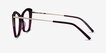 Dorothy Clear Purple Gold AcetateEyeglass Frames from EyeBuyDirect, Side View