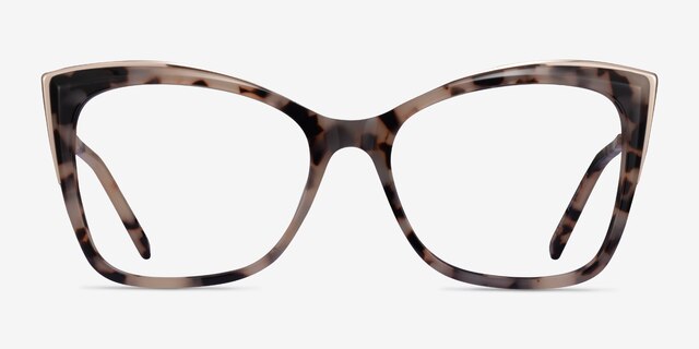 Dorothy Ivory Tortoise Gold AcetateEyeglass Frames from EyeBuyDirect, Front View