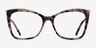 Dorothy Ivory Tortoise Gold AcetateEyeglass Frames from EyeBuyDirect, Front View