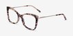 Dorothy Ivory Tortoise Gold AcetateEyeglass Frames from EyeBuyDirect, Angle View