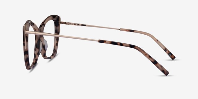 Dorothy Ivory Tortoise Gold AcetateEyeglass Frames from EyeBuyDirect, Side View