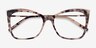 Dorothy Ivory Tortoise Gold AcetateEyeglass Frames from EyeBuyDirect, Closed View