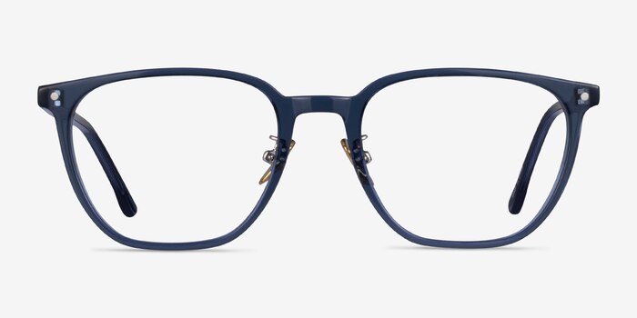 Hunter Clear Blue Acétate Montures de lunettes de vue d'EyeBuyDirect