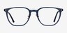 Hunter Clear Blue AcetateEyeglass Frames from EyeBuyDirect, Front View