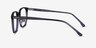 Hunter Clear Gray AcetateEyeglass Frames from EyeBuyDirect, Side View