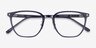 Hunter Clear Gray AcetateEyeglass Frames from EyeBuyDirect, Closed View